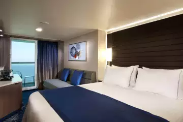 Norwegian Bliss balcony cabin with no people
