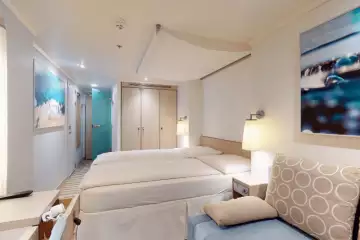 IV inside cabin on AIDAnova — photograph from the partner offer, with no visible people.