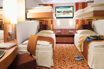 IV inside cabin on AIDAmar — photograph from the partner offer, with no visible people.